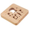 LED Night Light Unique Guitar Hollow Design 3D Wooden Night