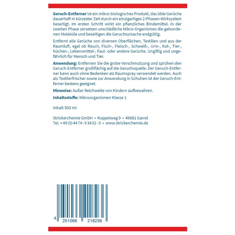 STRICKER Odour Remover