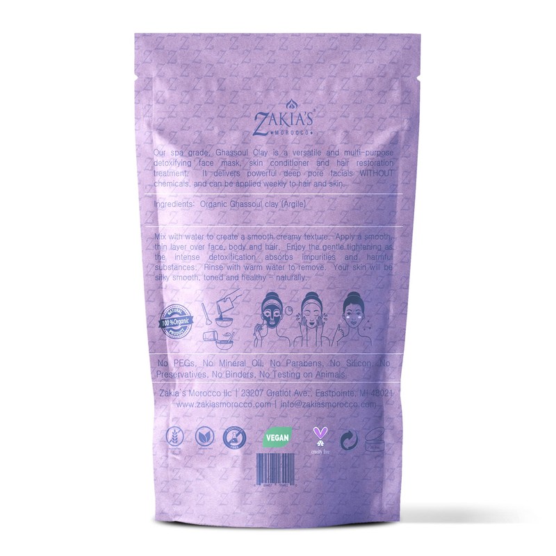 Ghassoul"rassoul" arcilla marroquí – aroma a lavanda claro