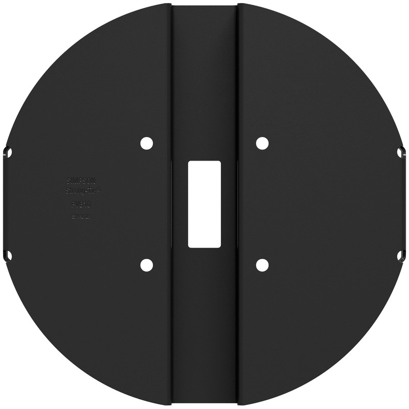 Simpson Strong-Tie PBV10PC PBV 10-in. Black Powder-Coated Hidden Standoff Post