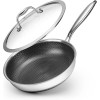 SODAY 10.5 inches Frying Pan Nonstick 2.5 Qt Deep Non