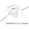 2Pcs 4-inchi Stainless Steel Handle Cloth Sock Reusable Coffee Tea