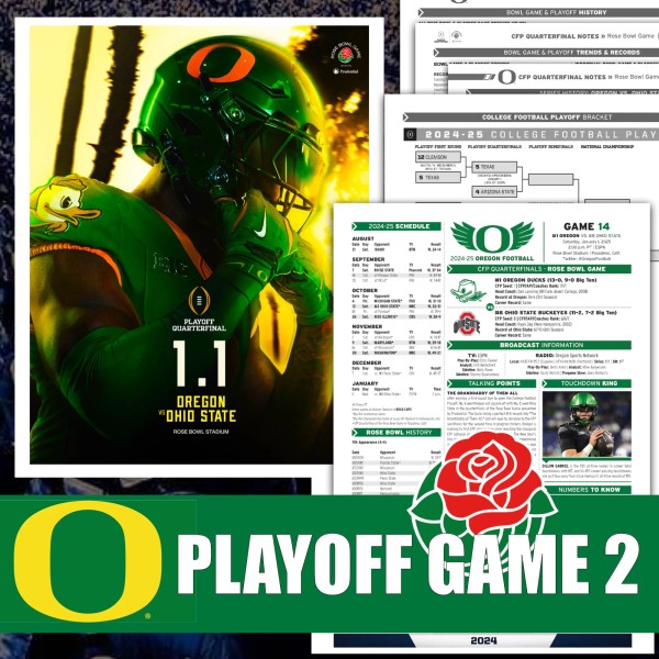 OREGON - College Football Playoff - Program Media Game Notes