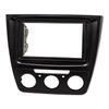 tomzz Audio 2450-026 Double DIN Radio Faceplate Compatible with Skoda