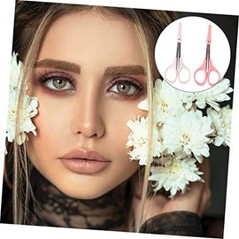2PCS Stainless Steel Beauty Scissors Set High Precision Eyebrow and Eyelash Trimmers for Personal Grooming Professional Beauty Tool for Women