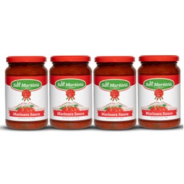 La San Marzano - Marinara Sauce - Pasta Sauce with 100% Italian Tomatoes Made in Italy - Peeled Tomatoes with Fresh and Natural Ingredients Non GMO Tomatoes, Vegan, Gluten Free, Kosher, Mediterranean Diet 13 Ounce Jar