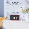 LATEC Alarm Clock, Digital Alarm Clock Bedside with LED Display,