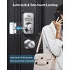 Keyless Entry Door Lock with 2 Knobs, Zowill DK01K Keypad