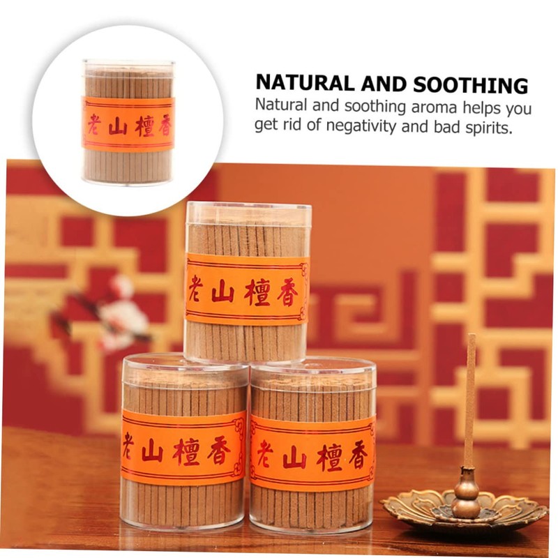 BIUDECO Natural Buddha Sandalwood Sticks Fragrant Incense Sticks for Home