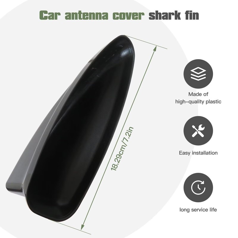 Qblahip Shark Fin Antenna Cover for 2022-2025 Honda Civic 11th