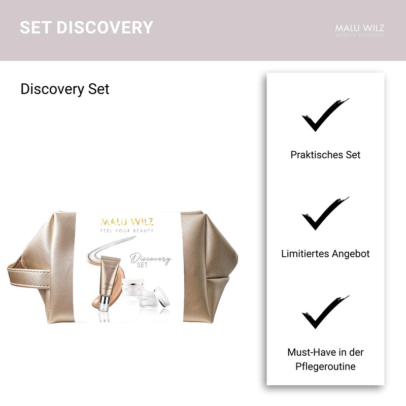 Malu Wilz Discovery Beauty Set with Q10 Energizer, Eye Control