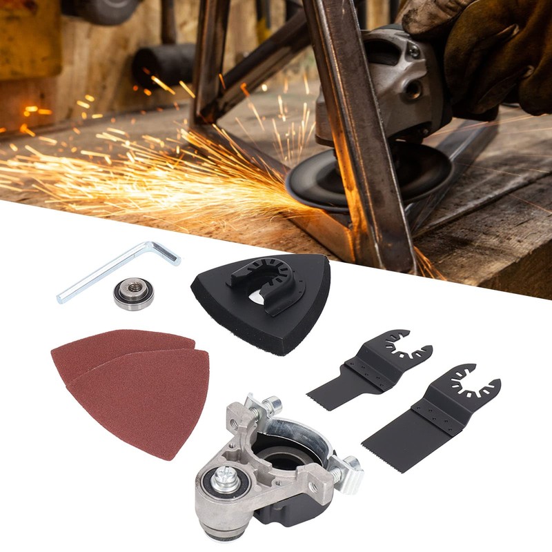 Tgoon Converter Oscillating Tool Adapter Kit, Angle Grinder Adapter, Multifunctional