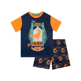 Jurassic World Pajamas | Boys Short Pajama Set | Dinosaur Pajamas for Boys8 Blue