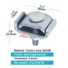 OTTFF 30 Pack Splice Washer Kit, Reinforced Joint Gridwall Clamp