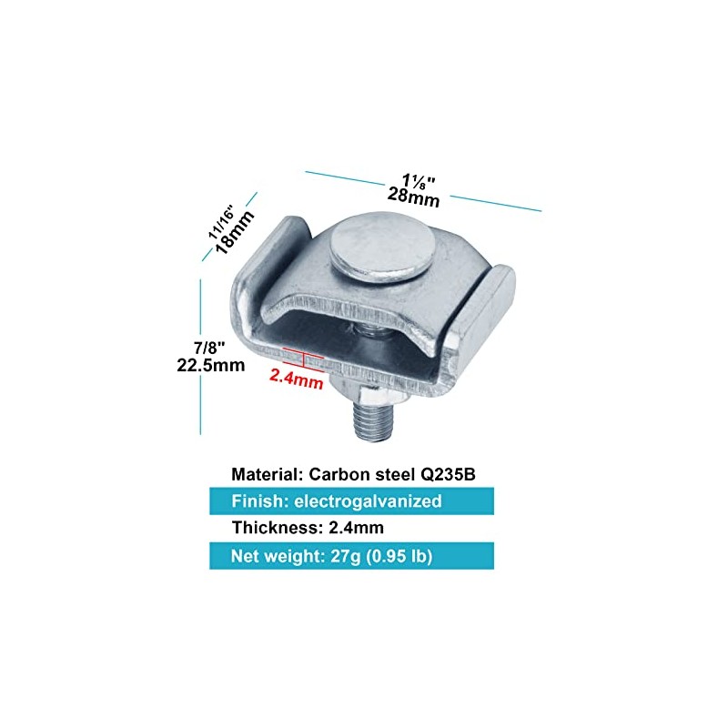 OTTFF 30 Pack Splice Washer Kit, Reinforced Joint Gridwall Clamp