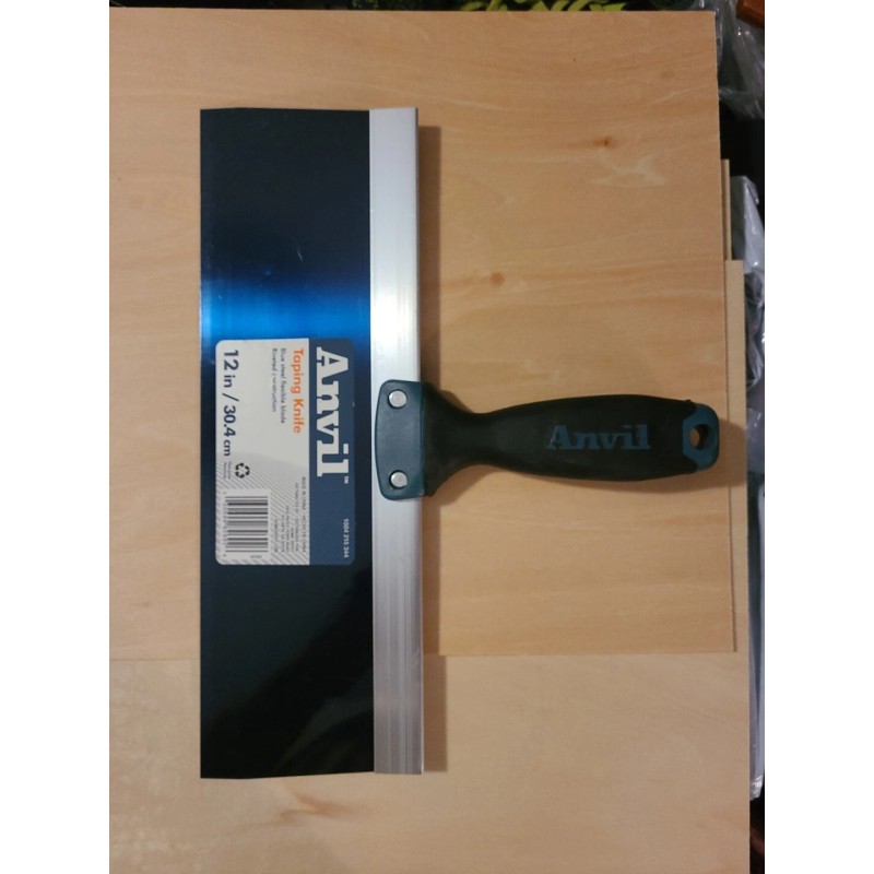 Anvil 12" Drywall Finishing Paint Scraper Taping Knife & (2)