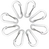 8PCS Small Keychain Clips Mini Carabiner - 5 cm Aluminum