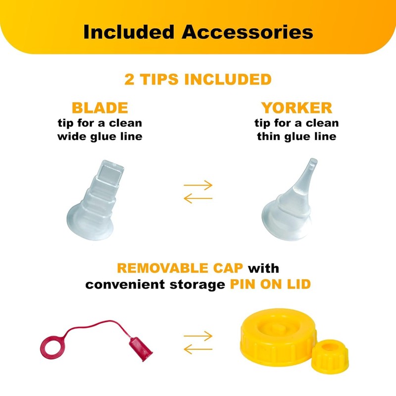 FastCap 98211 BabeBot 4-Ounce Wide Mouth Glue Bottle