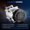 SYKRSS 57169 Air Conditioning A/C Compressor with Clutch Compatible with