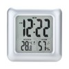 BALDR LCD Waterproof Bathroom Clock for Bath and Shower, Wall