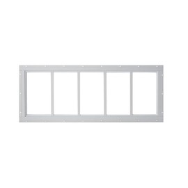 Shed Windows 10x29 White - Fixed Design with Tempered Glass