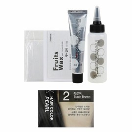 Pearl Powder Fruit Extract Containing Hair Dye No. 2 Dark Brown (WA82543) - Basic product / 진주가루 과일추출물함유 헤어 염색약 2호 흑갈색 (WA82543) - 기본상품