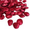 Capesaro Burgundy Rose Petals,Red Flower Silk Petals,Scatter Petals for Wedding