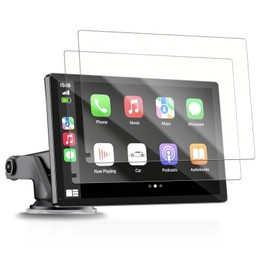 YAJOJO 2-Pack Screen Protector for HAUXIY Q9S Wireless Carplay Screen,9 inch Soft PET Film for HAUXIY Portable Apple Carplay & Android Auto Car Stereo, Anti-Scratch, Anti-Fingerprint, HD Clear Film
