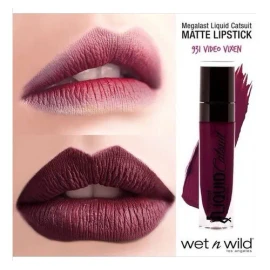 Labial Liquid Catsuit Matte Lipstick Megalast Wet N Wild Acabado Mate Color Video vixen