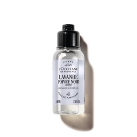 L'OCCITANE - Lavande Poivre Noir (formerly L’Occitan) Shower Gel - 75 ml - Woody, aromatic and peppery fragrance - Made in France