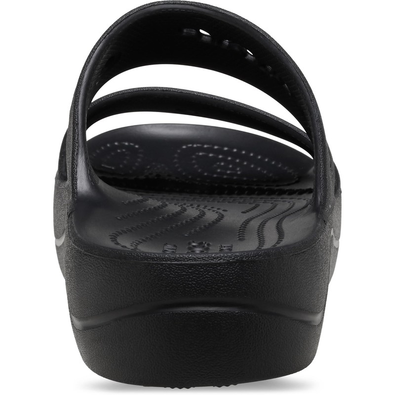 Crocs Women's Via Platform Sandal, Black, Numeric_8