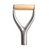 CALIDAKA Shovel D Grip Handle 3.1cm/1.22inch Inside Diameter Metal Replacement