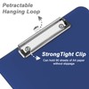 Hnogri Plastic Clipboards, Blue Clip Board Standard A4 Letter Size