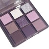 Dreamy Purple Eyeshadow Palette for Women -Matte & Glitter Shades,