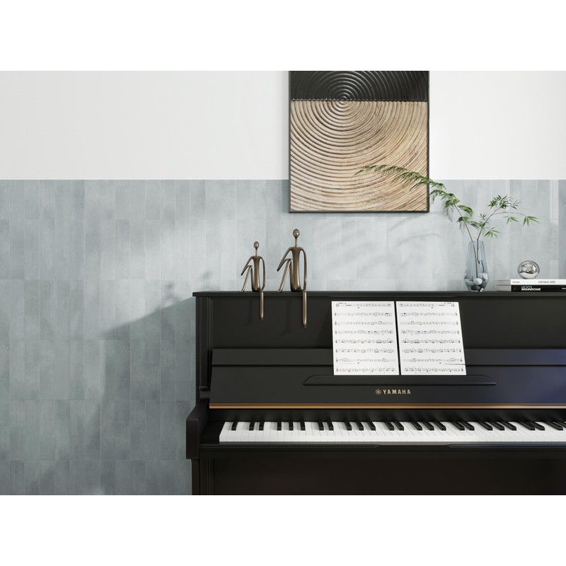 COLAMO Luxury Grey Peel and Stick Subway Tile Backsplash, Glossy