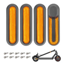 MGDC Scooter Wheel Cover Reflective Strips for M365 Pro 1S Essential Pro2 Mi3 (Orange Color)