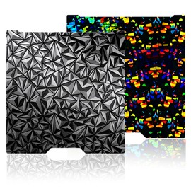 JUUPINE Double Sided Smooth H2D Build Plate 355x346MM for Bambu Lab H2D,Flexible Spring Steel Heated Bed Platform for Bambu Lab H2D Combo/H2D Laser Full Combo/AM2 Pro (PEO+Flake)