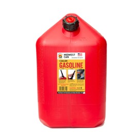 Midwest Can 6610 Quick Flow Spout Auto Shut Off Gasoline Can - 6 Gallon