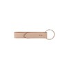Gusti Aaron Leather Key Ring Beige Leather with Engraving My