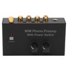 Phono Preamp RCA L R Input Output Level Turntable Volume