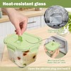 Glass Soup Containers with lids 4 Cup, 32 oz Glass