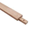 Btibpse Wooden Drawer Slides 40cm Classic Wood Center Guide Track
