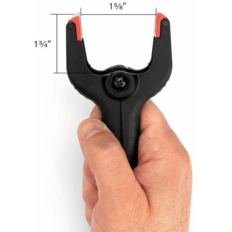 ENKAY - 4 1/2“ Plastic Spring Clamps, 20 Pack