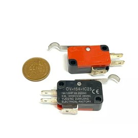endlessparts 2 pcs V-154-1C25 Momentary Limit Micro Switch SPDT Snap Action Switch C16