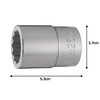 Tone Socket (12 Angles) 6D-25 Insertion Angle 0.7 inch (19.0