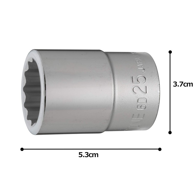 Tone Socket (12 Angles) 6D-25 Insertion Angle 0.7 inch (19.0