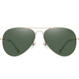 DUCO Classic Aviator Sunglasses for Men Women Retro Polarized Sun Glasses UV400 Protection Driving Fishing 3025