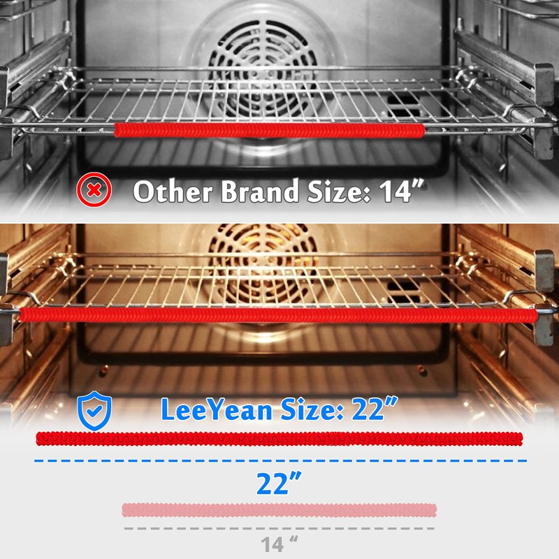 Oven Rack Shields Extra Long 22 Inch, 2 Pack Heat