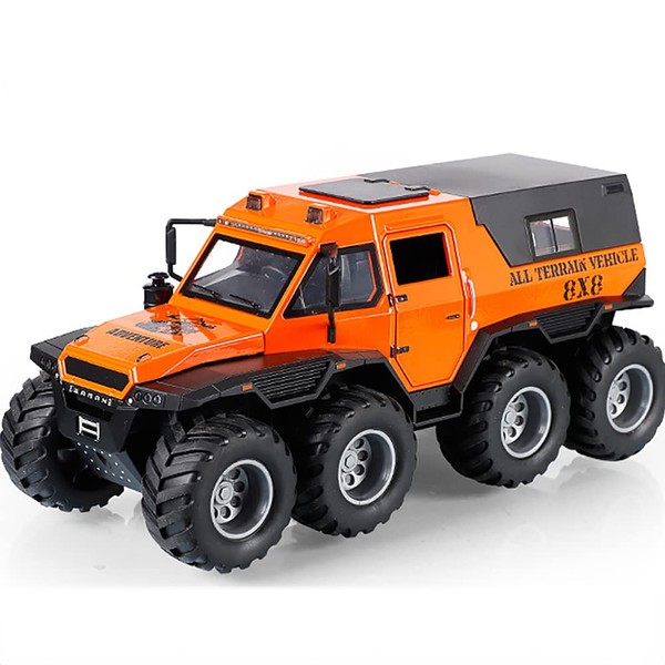 ANTSIR Shaman Monster Truck 8x8, 1/24 Diecast Model Cars Metal ATV Toys, Adventure Gift for Boys Adults