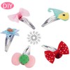 CuiCanfla 50 Pcs Snap Hair Clips, Snap Hair Clips Non-Slip